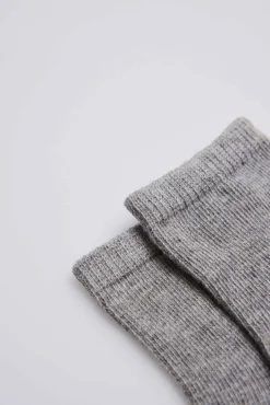 Calcetines clásicos algodón gris