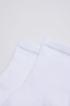 Calcetines clásicos algodón blanco