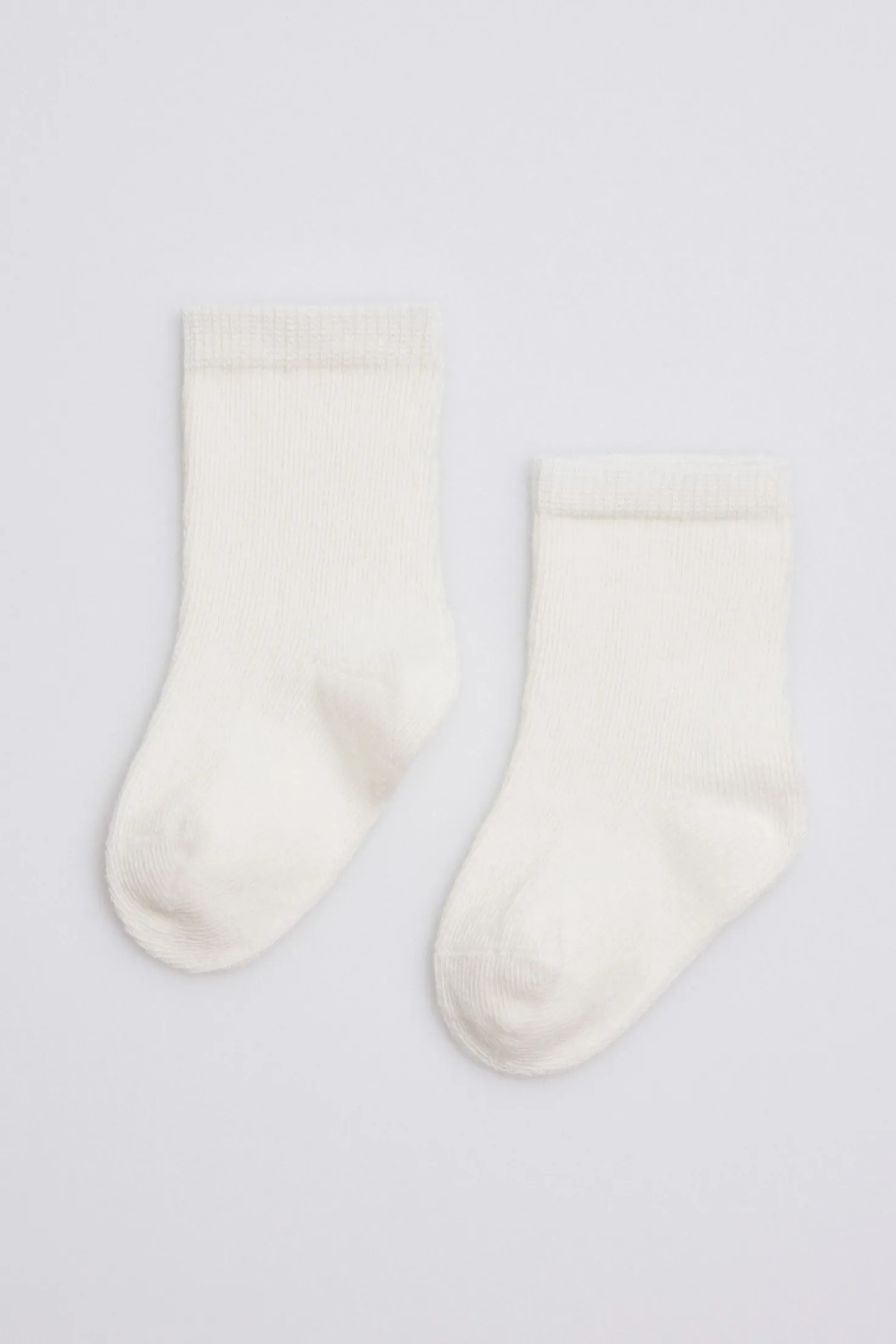 Calcetines clásicos algodón marfil