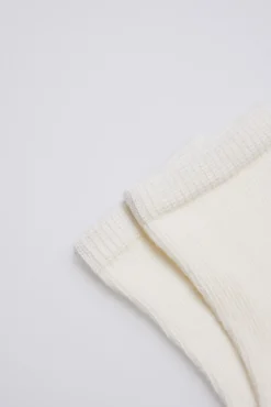 Calcetines clásicos algodón marfil