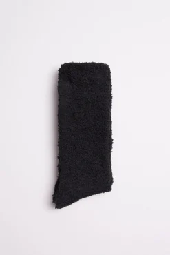 Calcetines de franela negro