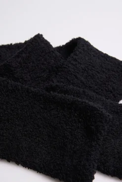 Calcetines de franela negro