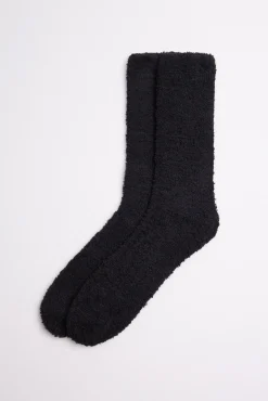 Calcetines de franela negro