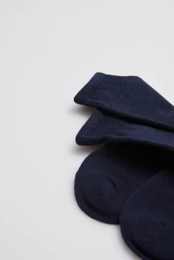 Calcetines infantiles algodón marino