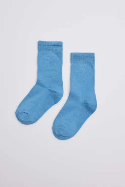 Calcetines infantiles algodón azul
