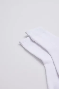 Calcetines infantiles algodón blanco