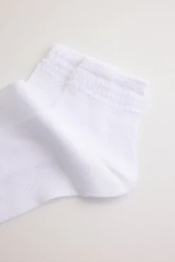 Calcetines infantiles de ceremonia con detalles blanco