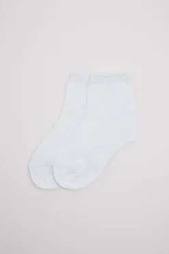 Calcetines infantiles de ceremonia clásicos blancos