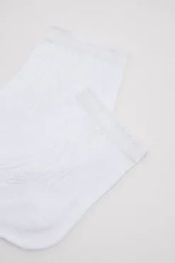 Calcetines infantiles de ceremonia clásicos blancos