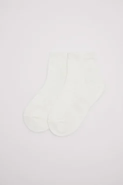 Calcetines infantiles de ceremonia clásicos marfil