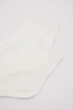 Calcetines infantiles de ceremonia clásicos marfil