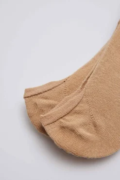 Calcetines invisibles infantil beige