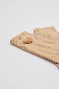 Calcetines largos camel