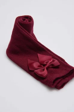 Calcetines largos granate