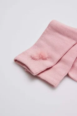 Calcetines largos rosa