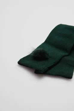 Calcetines largos verde botella