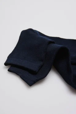 Calcetines perlé infantil marino