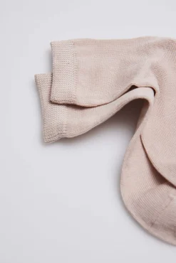 Calcetines perlé infantil beige