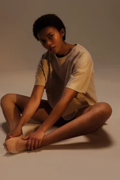 Calcetines pinky abiertos invisibles bambú beige