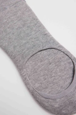 Calcetines pinky básicos invisibles gris