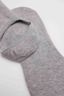 Calcetines pinky básicos invisibles gris