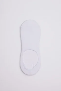 Calcetines pinky básicos invisibles blanco