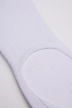 Calcetines pinky básicos invisibles blanco