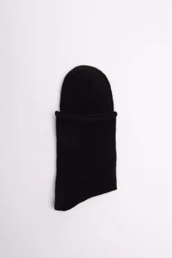 Calcetines sin puño transpirables negro