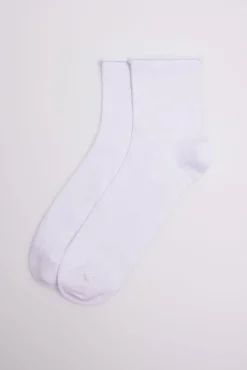 Calcetines sin puño transpirables blanco