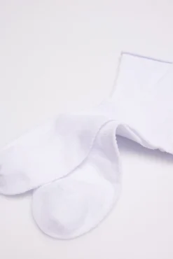 Calcetines sin puño transpirables blanco