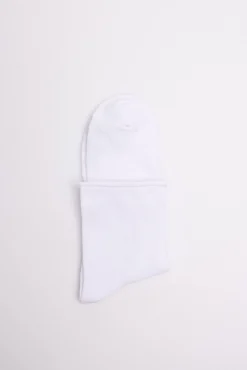 Calcetines sin puño transpirables blanco
