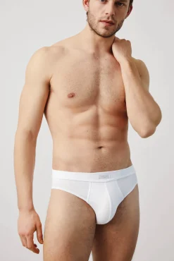 Calzoncillos slip básicos blanco