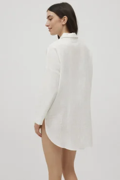 Camisa manga larga algodón fluida