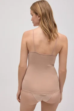 Camiseta interior tirantes bambú nude