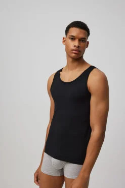 Camiseta interior tirantes negro