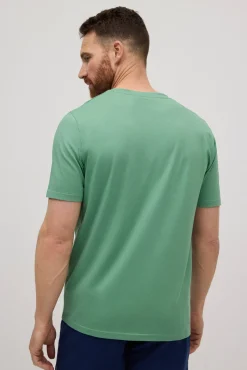 Camiseta manga corta estampada Summer verde