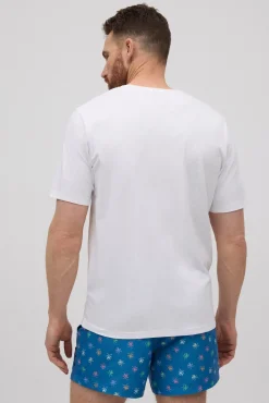 Camiseta manga corta estampada calavera pirata