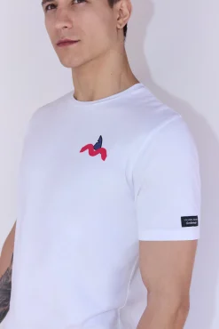 Camiseta manga corta estampado tiburón Sockarrats