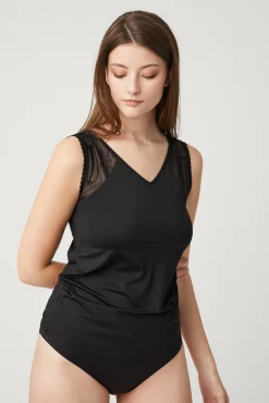 Camiseta sin mangas negro