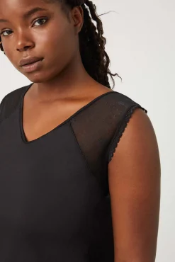 Camiseta sin mangas negro