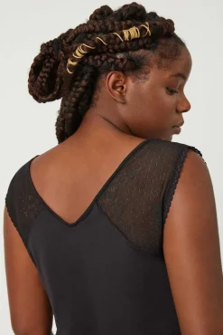 Camiseta sin mangas negro