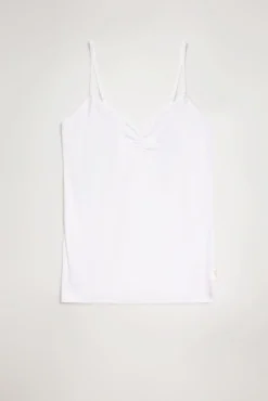 Camiseta tirantes algodón orgánico blanca