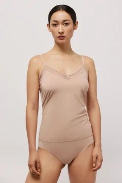 Camiseta tirantes nude