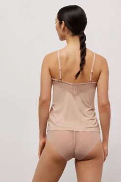 Camiseta tirantes nude