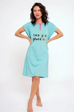 Camisón mujer algodón estampado Good duck | MUYDEMI