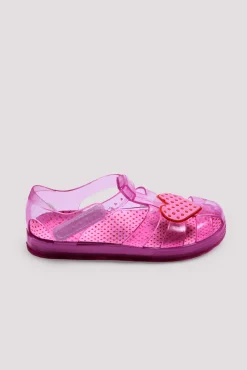 Cangrejeras de playa niña detalle corazón