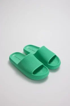 Chanclas de playa antideslizantes ligeras extra comfort verde