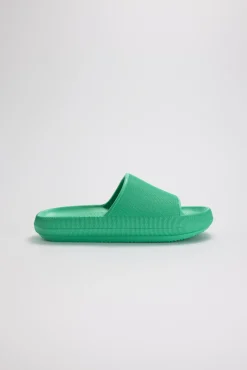Chanclas de playa antideslizantes ligeras extra comfort verde