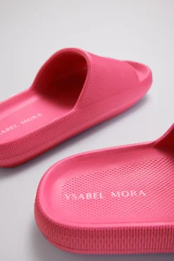 Chanclas de playa antideslizantes ligeras extra comfort fucsia