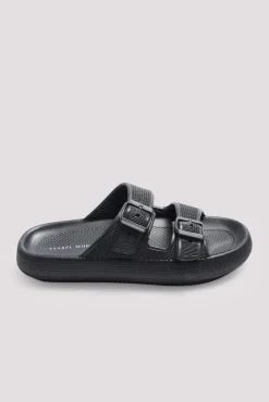 Chanclas de playa hebillas antideslizantes extra comfort negro